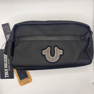 True Religion Black Travel Bag for Men